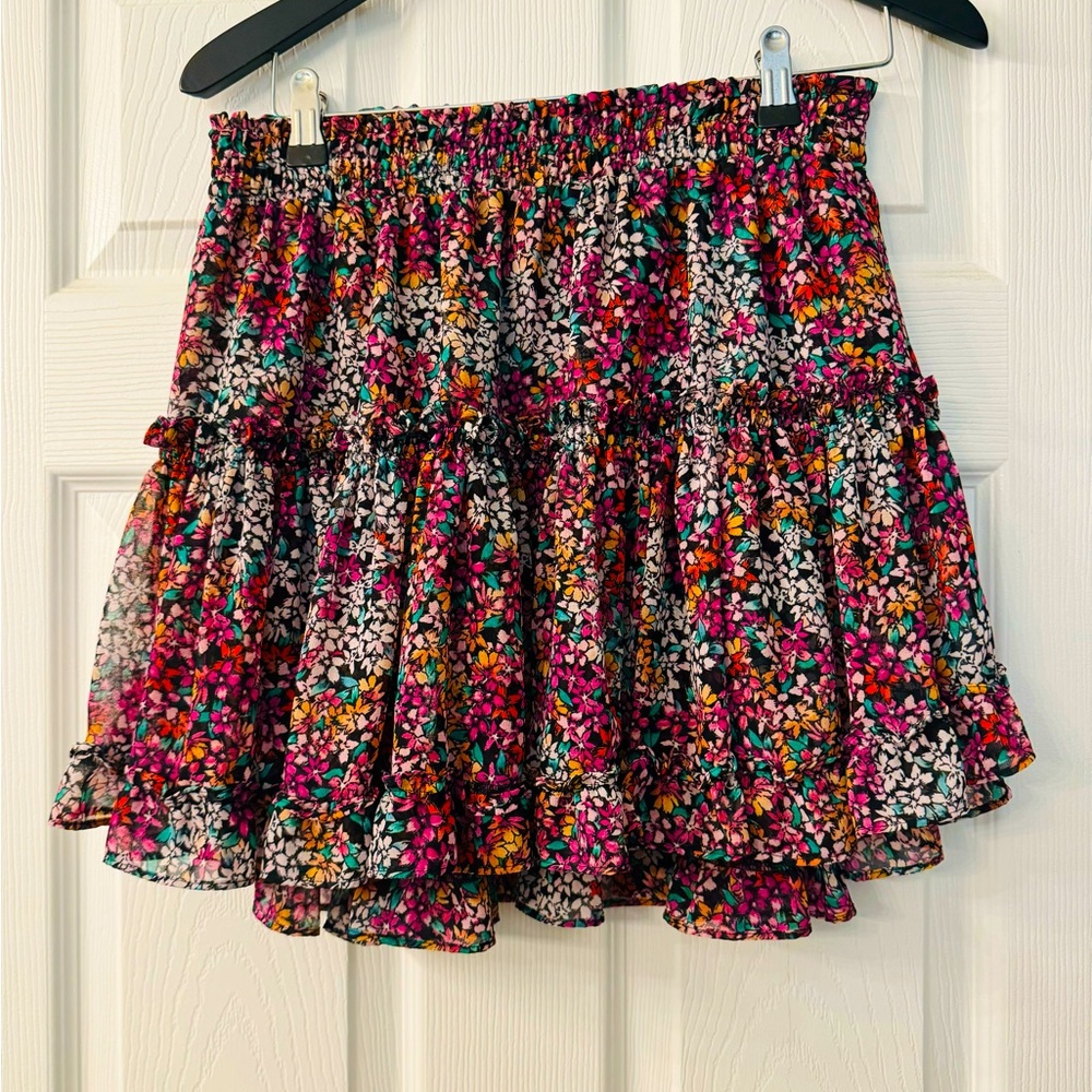 Misa Los Angeles tiered mini skirt